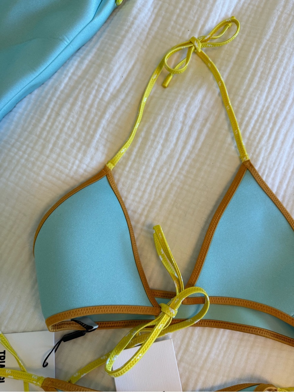 triangl swimwear Sofi - Roque Neoprene Halter Bikini NWT - Picture 7 of 12